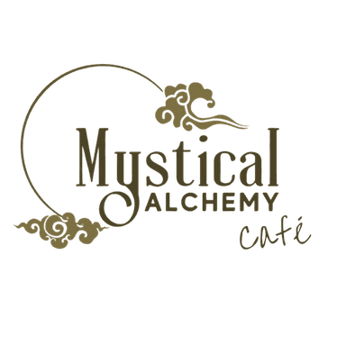 Mystical Alchemy coffee alternative UK, herbal coffee, adaptogen drinks, natural energy drinks, caffeine free energy, mushroom coffee alternative, stress relief herbs